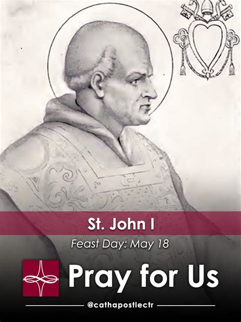 St John I Catholic Apostolate Center Feast Days