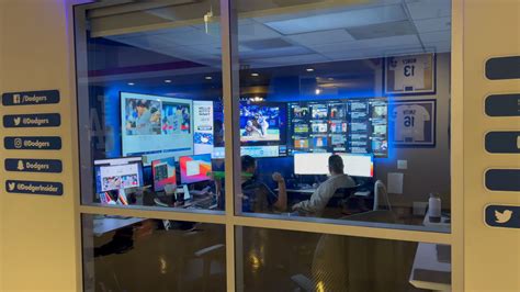 Social Media Center At Dodger Stadium