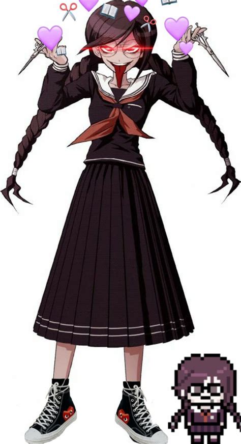 toko fukawa danganronpa characters toko fukawa pixel sprite toko