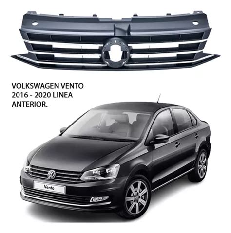 Parrilla Volkswagen Vento 2020 Linea Anterior F cromo Negro Envío gratis