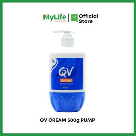 QV CREAM 500G PUMP TYPE FOR RELIEVE DRY AND SENSITIVE SKIN Lazada