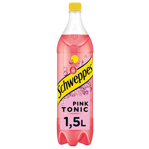 Soda Pink Tonic saveur Cassis SCHWEPPES la bouteille d 1 5L à Prix