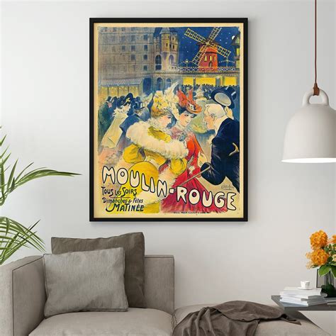 moulin rouge paris vintage poster moulin rouge poster poster art