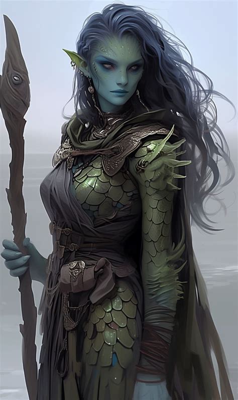 Sea Elf In 2024 Female Elf Female Samurai Dnd Sea Elf Female