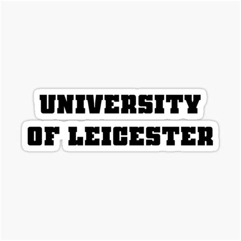 "University of Leicester" Sticker for Sale by UniMerchandise | Redbubble