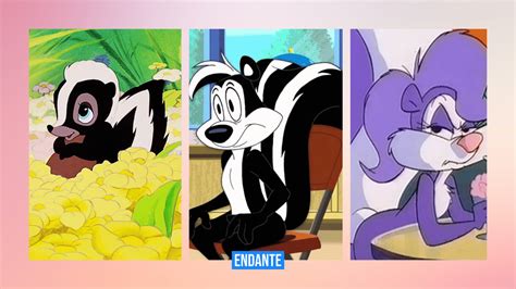 Skunk Cartoon Characters Spraying Colorful Humor And Personality Into