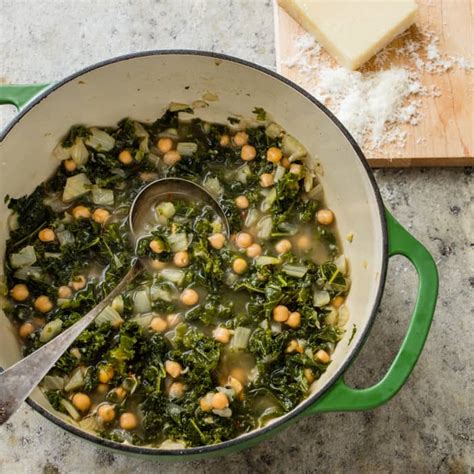 Chickpea And Kale Soup Americas Test Kitchen Recipe