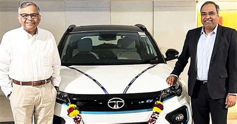 Tata Motors Hits 50000th Ev Milestone Delivers It To Tata Chairman