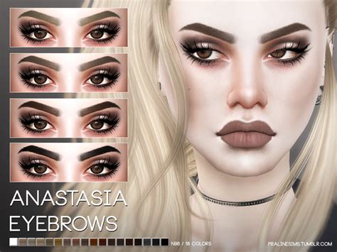 savage-sims: pralinesims: Eyebrows in 18 colors DOWNLOAD