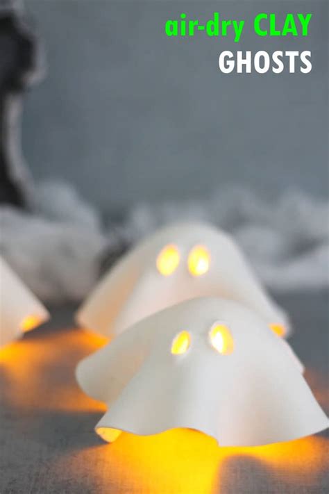 Diy Halloween Ghost Tea Lights Flameless Candle Halloween Craft