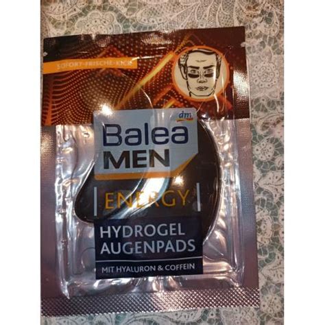 Balea Men Energy Hydrogel Augen Pads Mit Hyaluron Coffein