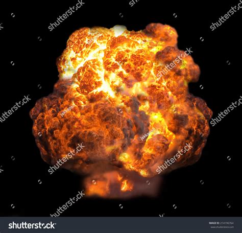 Explosion In Dark Stock Photo 214196764 Shutterstock