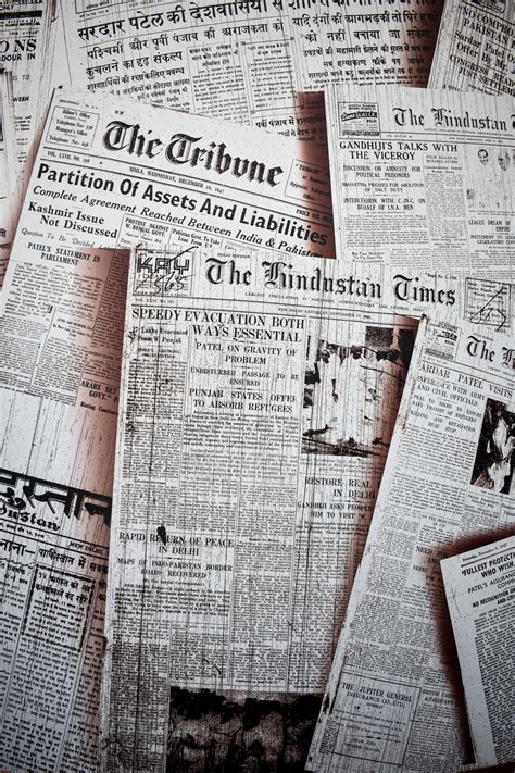 Download Vintage Newspaper - Keeping up with History Wallpaper
