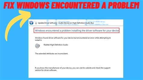 How To Fix Windows Encountered A Problem Installing The Network Driver