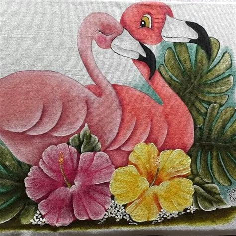 Aprenda A Pintar Esse Lindo Flamingo Artesanato Bonecas De Pano Tudo