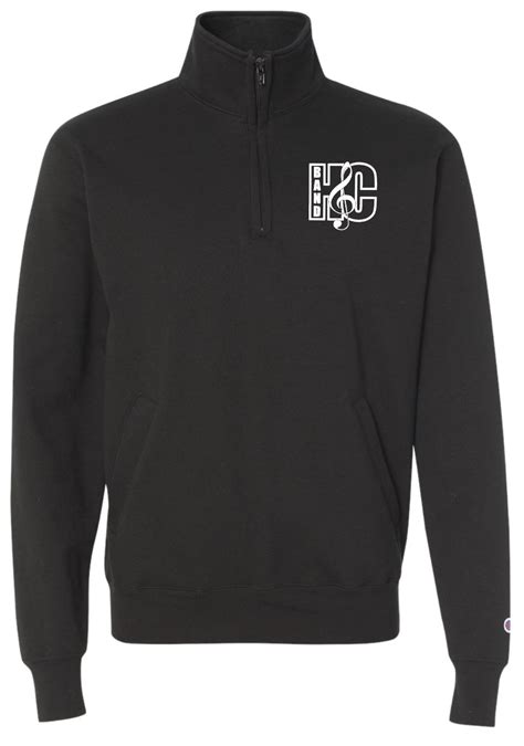 Hc Band Item 9 Champion Powerblend® Quarter Zip Sweatshirt S400 Bandb