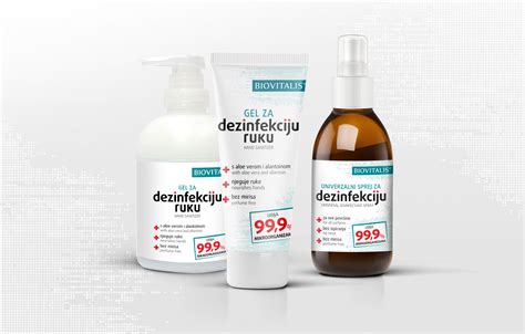 Disinfection products | Biovitalis | Packaging | Ideograf