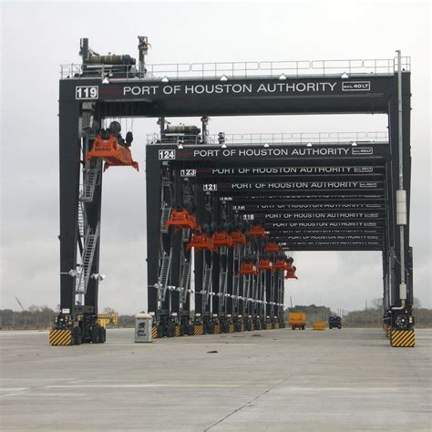 Rubber Tired Container Stacking Crane RTG Konecranes Automatic