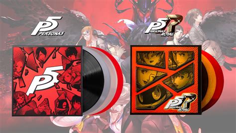 Persona 5 And Persona 5 Royal Vinyl Box Sets Pixelcrib