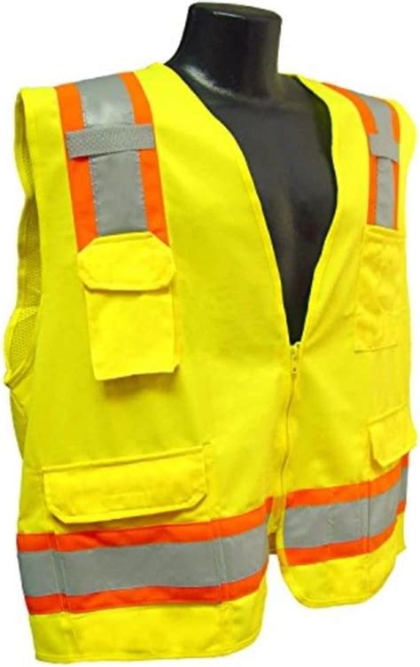 Radians Sv6gl Two Tone Surveyor Class 2 Safety Vest Large Green