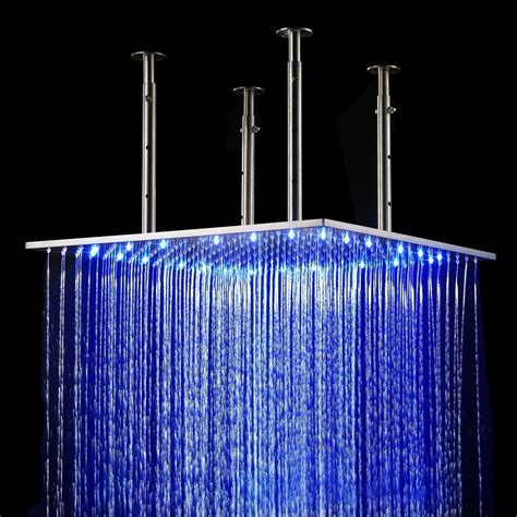 Rainfall Led Shower Head Gadget Flow