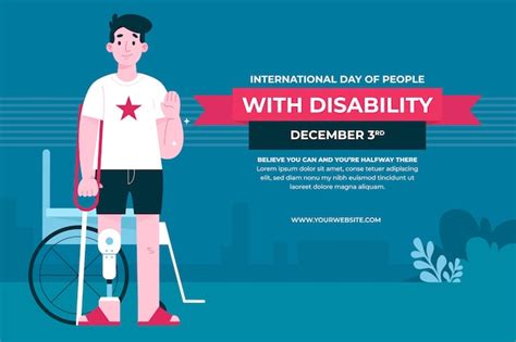 Premium Vector Flat Design International Day Of People With Disability