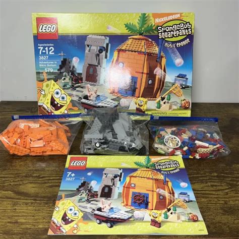 LEGO SPONGEBOB SQUAREPANTS Adventures In Bikini Bottom Set 3827 INCOMPLETE 94 09 PicClick UK