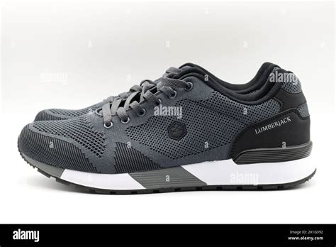 Lumberjack Sport shoes. Sneaker with memory foam isolated on white ...