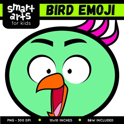 Bird Emoji Clip Art – Educational Clip Arts