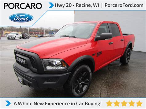 Pre Owned 2021 Ram 1500 Classic Warlock 4 Door Crew Cab Short Bed Truck In Racine 7073