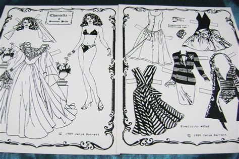 Vtg Paper Doll Convention 1990 Weddings Lot Various Artists Original