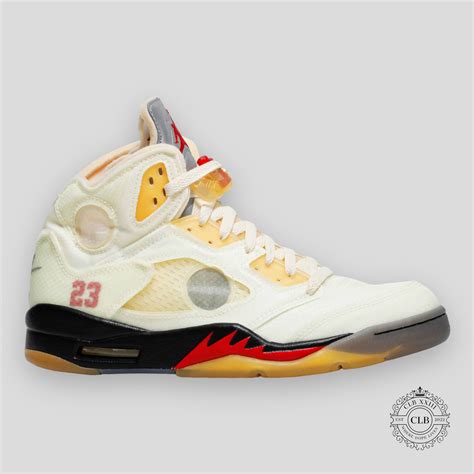 AIR JORDAN 5 RETRO X OFF WHITE "SAIL"