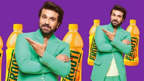 Global Star Ram Charan Latest Super Cool Look Mango Frooti Ad RC15