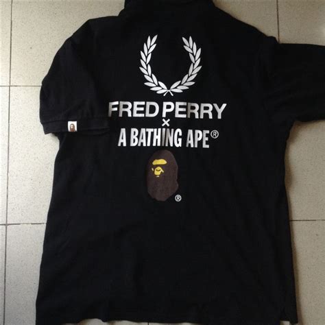 Fred Perry X A Bathing Ape Collaboration Fred Perry Mens Tshirts