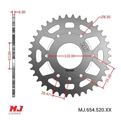 Rear Sprocket For KTM RC 390 MJ Corse