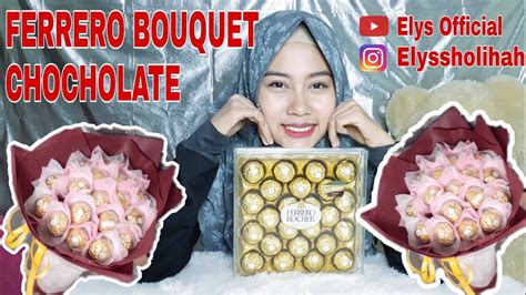 Cara Buat Jambangan Coklat Ferrero Rocher How To Make Ferrero Rocher