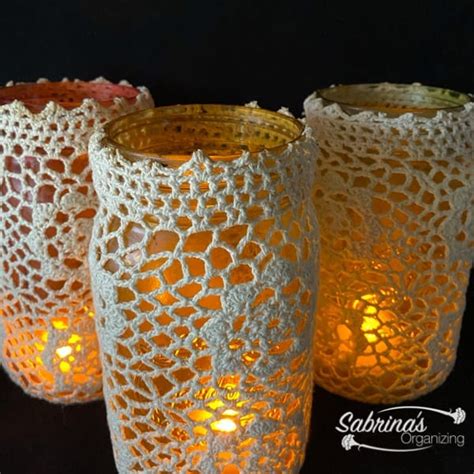 Diy Old Mason Jars To Hurricane Lamps Sabrinas Organizing