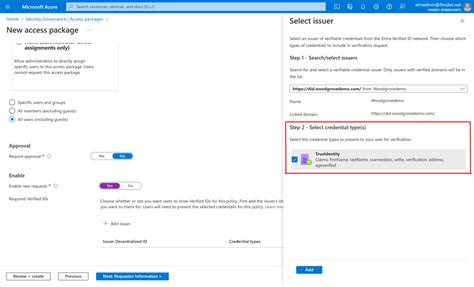 Configure Verified Id Settings For An Access Package In Entitlement Management Microsoft Entra