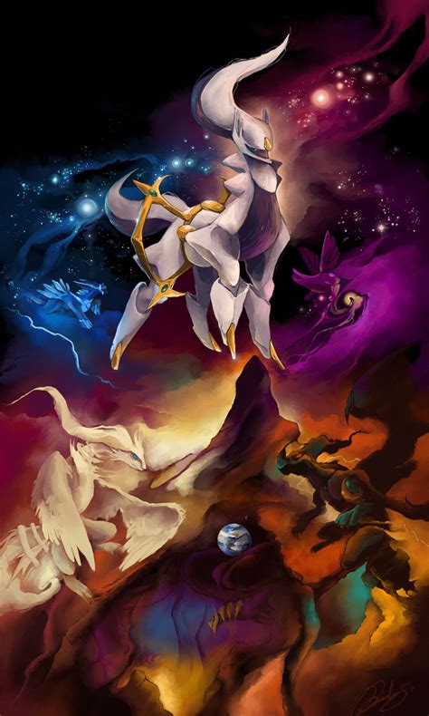 Pokemon Arceus And The Jewel Of Life Wallpaper