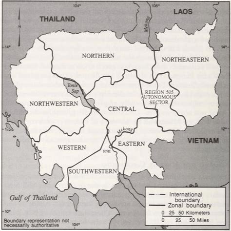 Image: Khmer Rouge Administrative Zones for Democratic Kampuchea, 1975-78