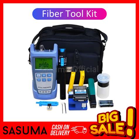 Jual SASUMA FTTH Tool Kit SET Lengkap OPM VFL Cleaver FO Fiber Optik