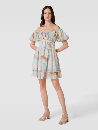 Guess Minikleid Mit Puff Rmeln Modell Gilda Hellblau Online Kaufen