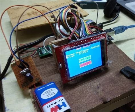 Weighing Scale With Touchscreen Arduino 7 Steps With Pictures