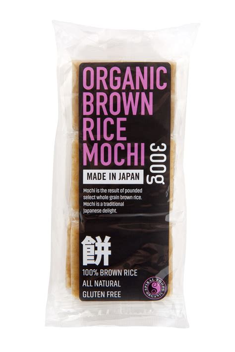 Organic Brown Rice Mochi - Spiral Foods