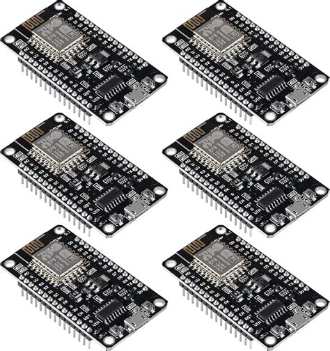 Diitao Lot de 6 modules sans fil ESP8266 NodeMCU LUA CH340 Flash série