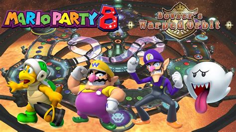 Mario Party 8 Hammer Bro Vs Wario Vs Waluigi Vs Boo Bowser S Warped