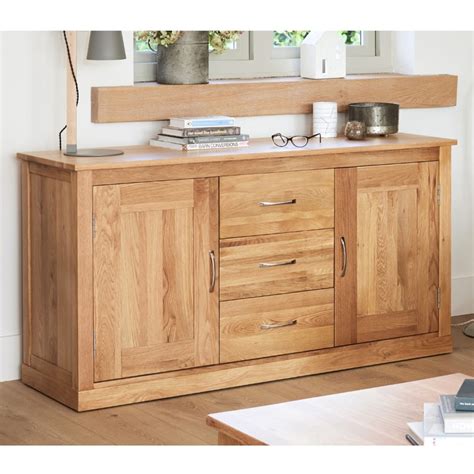 Sideboards Oak Mobel Large Sideboard Cupboard Cor02a By Baumhaus