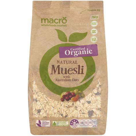 Organic Natural Muesli 750g | bunch