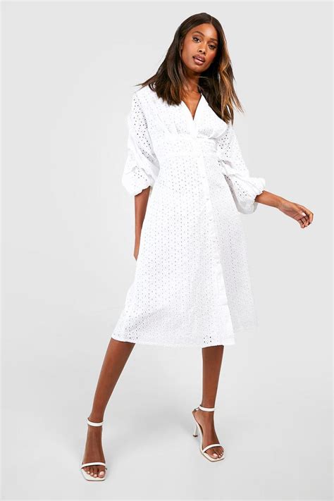 Broderie Anglaise Dresses Broderie Dresses Boohoo Uk