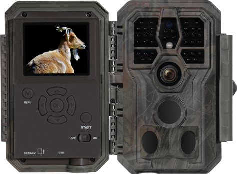 VanBangTec Caméra de Chasse WiFi 36MP 4K Batterie Lithium Rechargeable